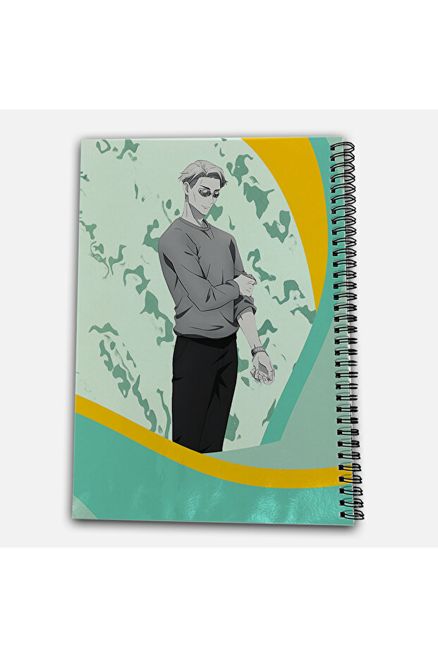 Jujutsu Kaisen Nanami Kento Unlined A4 School Notebook 72 Sheets Model 3 - 3