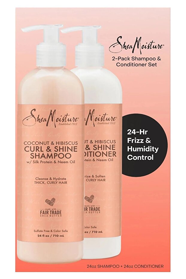 Coconut & Hibiscus Şampuan ve Saç Kremi Set 2x710ML - 2