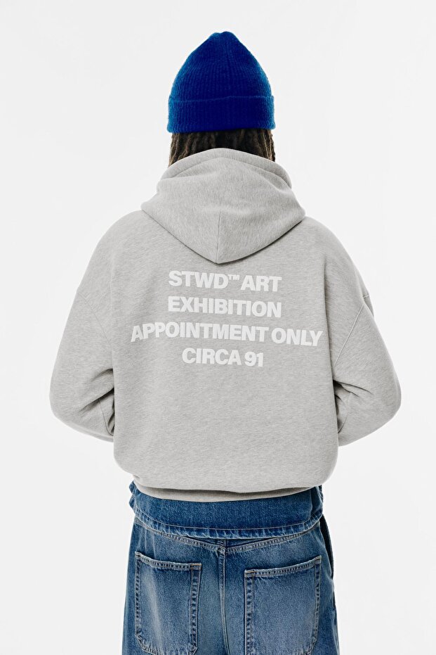 STWD kapüşonlu sweatshirt - 3