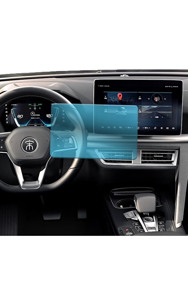 Hydrogel Regenerable Navigation Screen Protector for BYD Song Pro 2020 - 2
