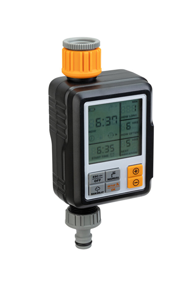 مؤقت الري التلقائي - جهاز تحكم رشاشات الحديقة المقاوم للماء والقابل للبرمجة - 1