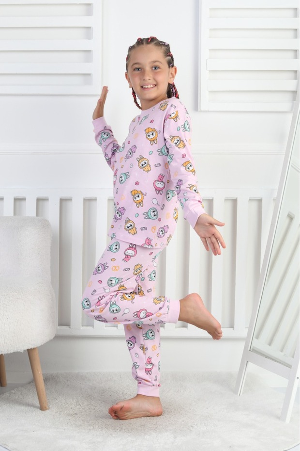 Labubu Patterned Girl's Set - 6