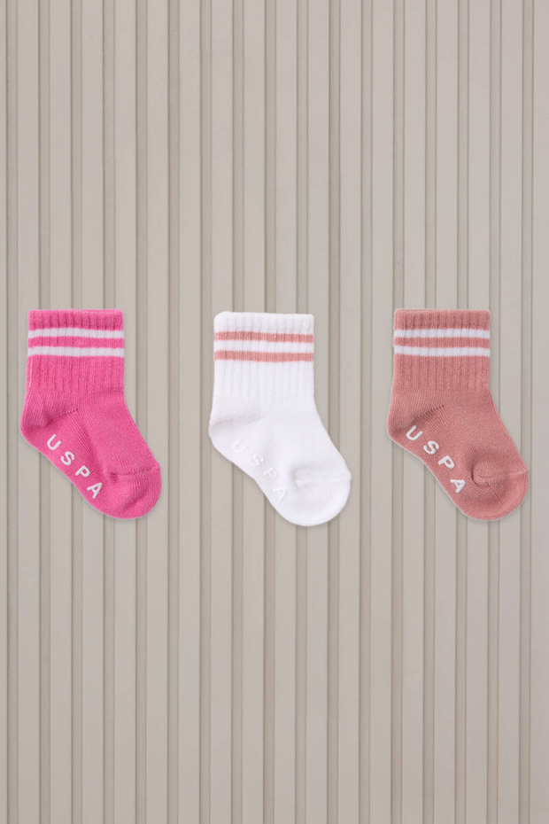 U.S. Polo Baby Girl Socks Knitted Fabric