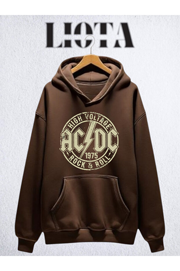 سويت شيرت قطني مطبوع بثلاث خيوط من ACDC