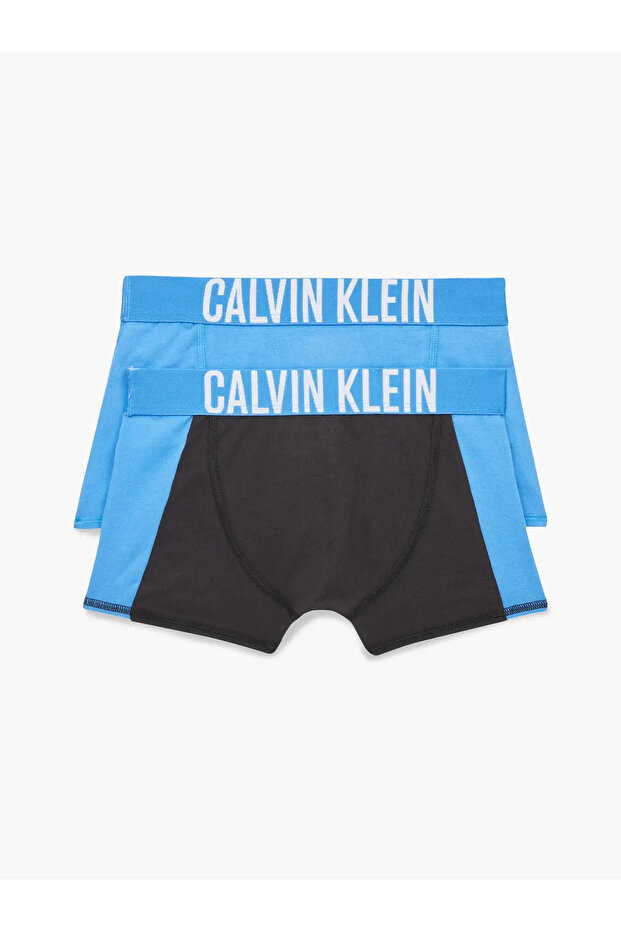 2PK TRUNK Erkek Mavi Boxer Set - 5