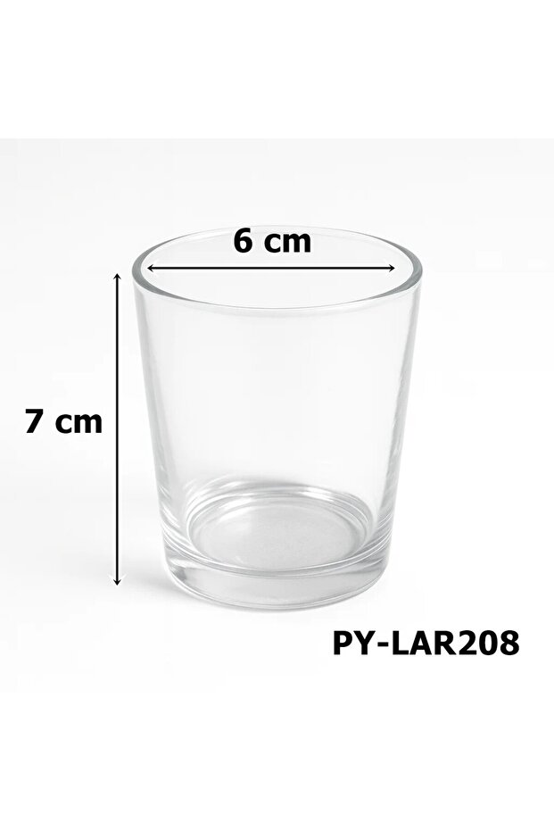 Cam Bardak Mumluk Şeffaf - 2