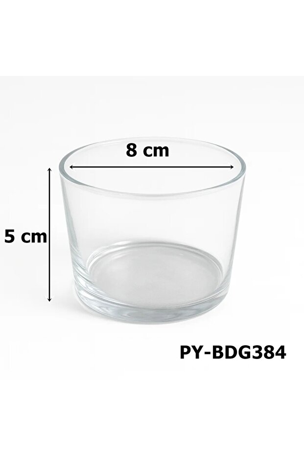 Cam Bardak Mumluk Şeffaf - 2
