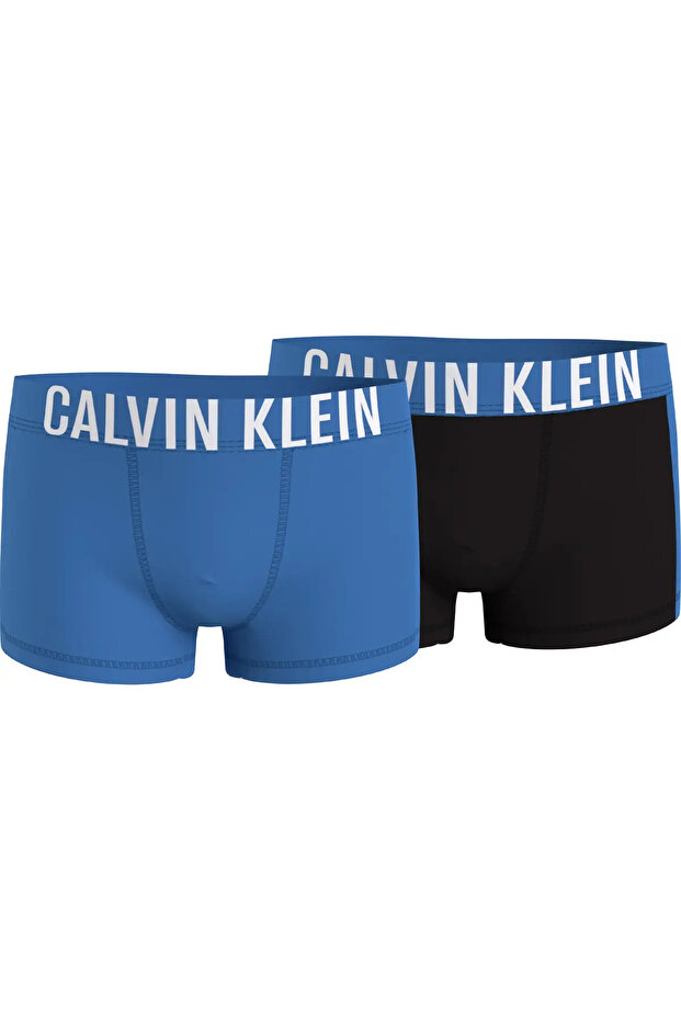 2PK TRUNK Erkek Mavi Boxer Set - 1