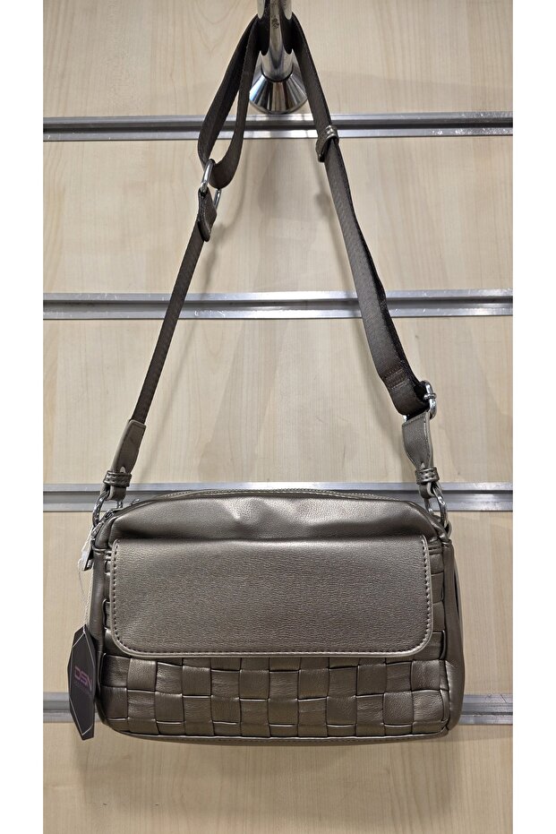 Dsn Double Compartment Zippered Crossbody Women's Shoulder Bag