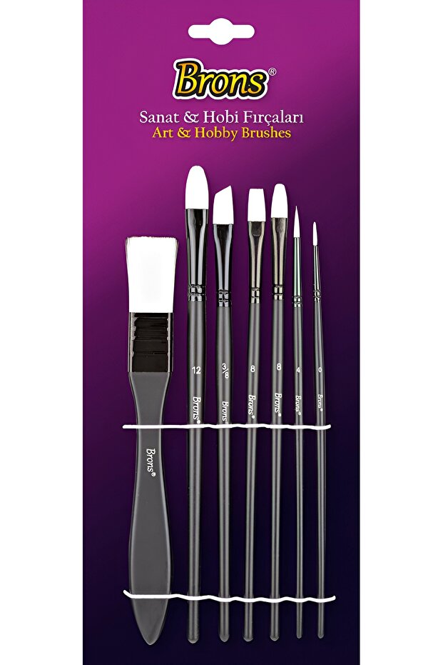 7-Piece Mixed Brush Set 24 - 1