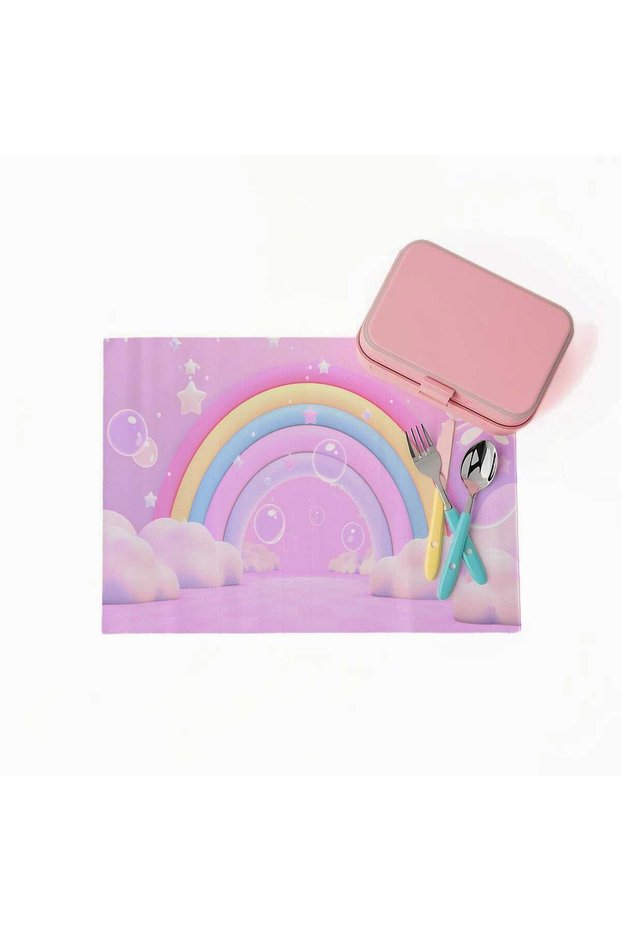 Colorful Patterned Feeding Cover Easy to Clean Children's Tablecloth Washable 30X45 cm