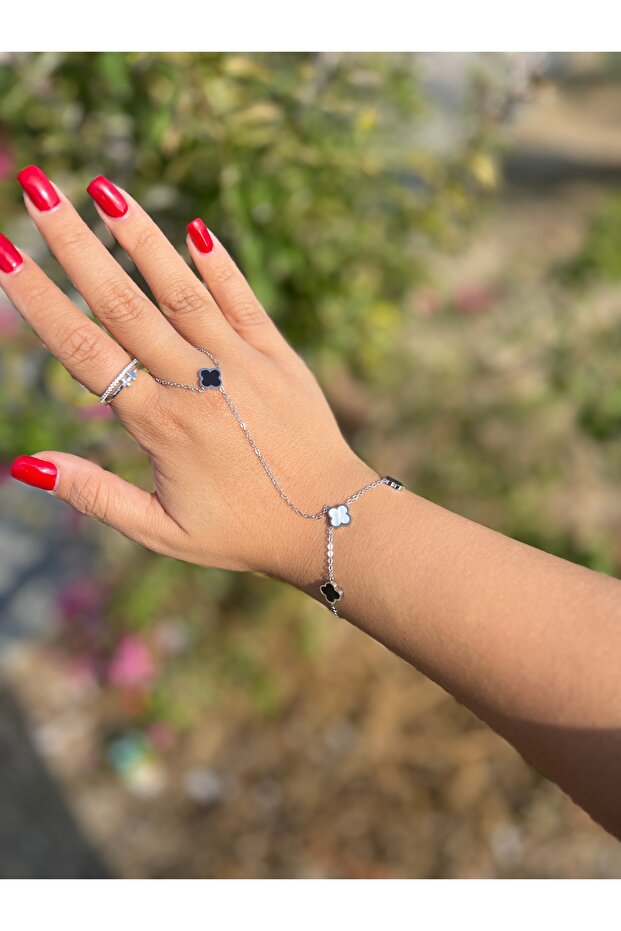 Çelik Silver Siyah Clover Şahmeran - 3