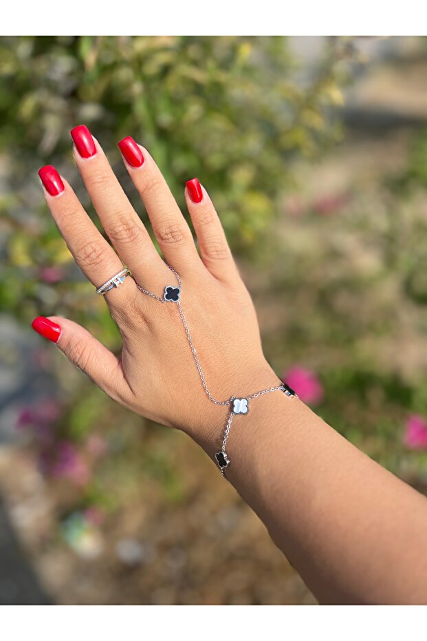 Çelik Silver Siyah Clover Şahmeran - 1