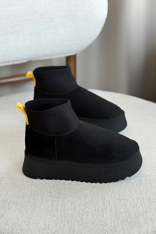 Dámské krátké boty Royal Stretch - černý semiš - 1