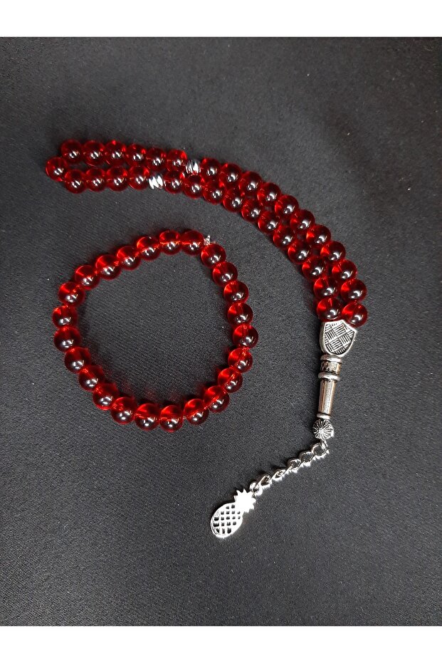 Transparent Glass Beads Prayer Beads and Bracelet Set