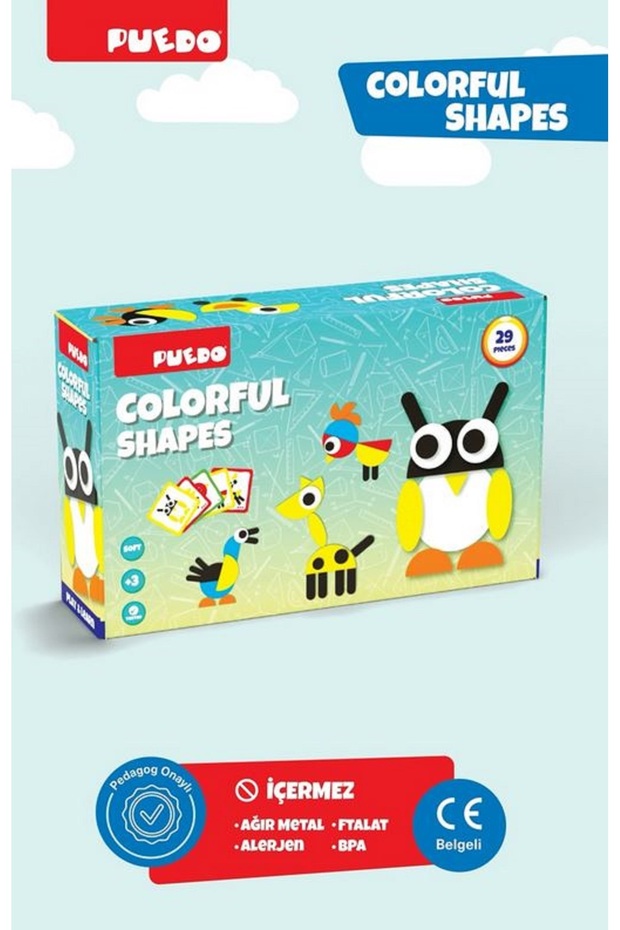 Mucıt Panda Puedo Colorful Shapes Tangram Seti - 2