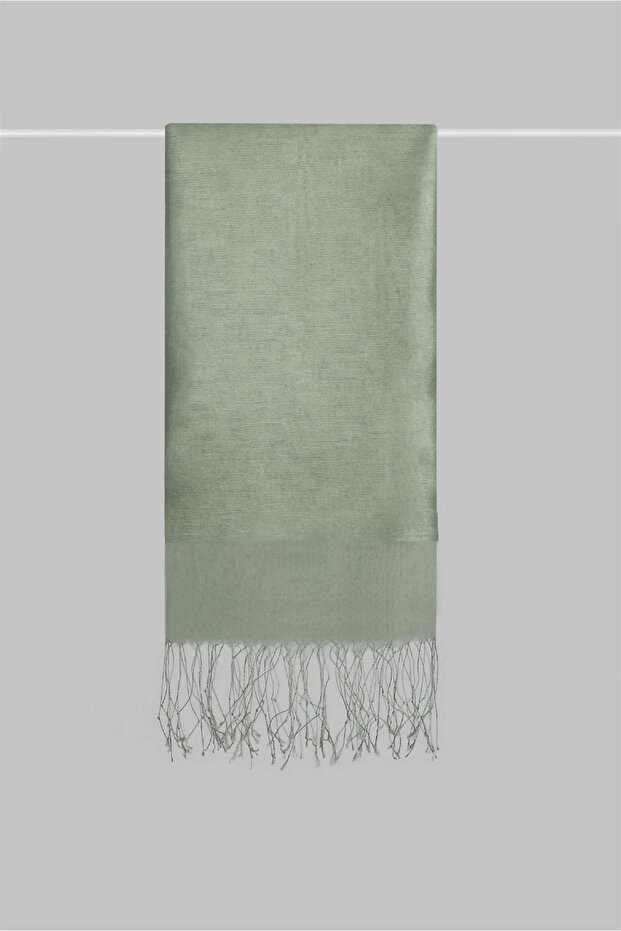 ipekli çift kat tüllü şal - 2