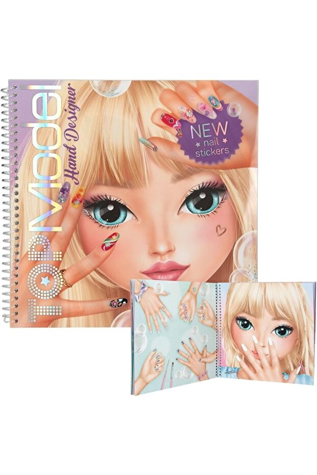 Model Topmodel Create Your Own Hand Design Coloring Book 1165984