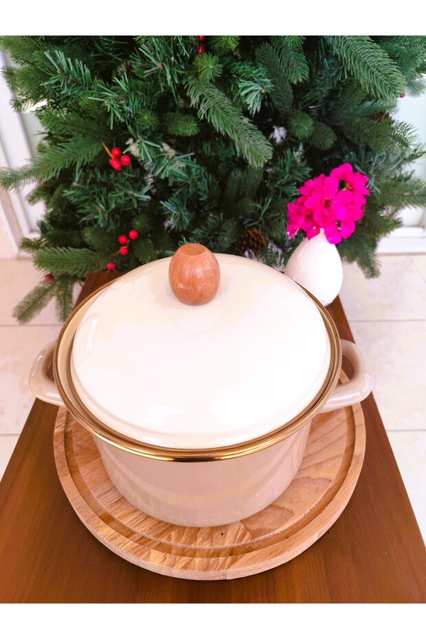 Bonneville Pot - Beige Color - 18 cm