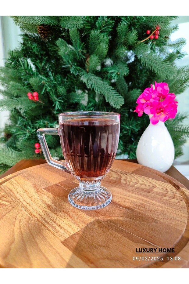 Annecy 4'lü Çay Fincanı Seti - Şeffaf - 190 ml - 2