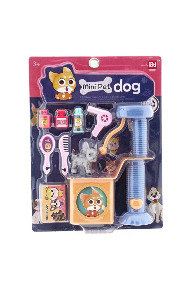 Pet Grooming and Play Set with Dog