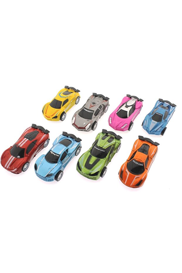 Road Masters 8 Pack Plastic Race Cars