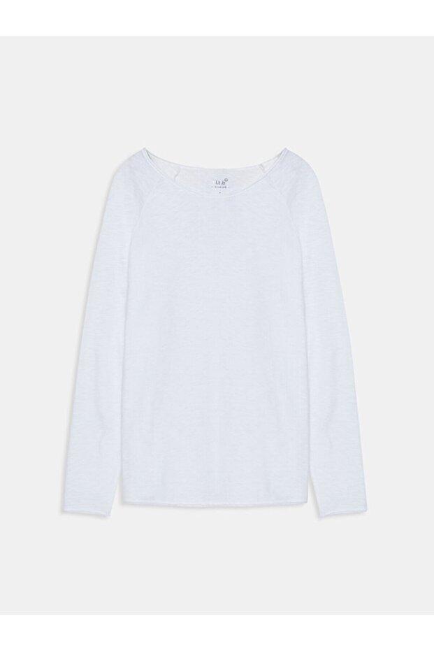 Beyaz Sweatshırt - 1