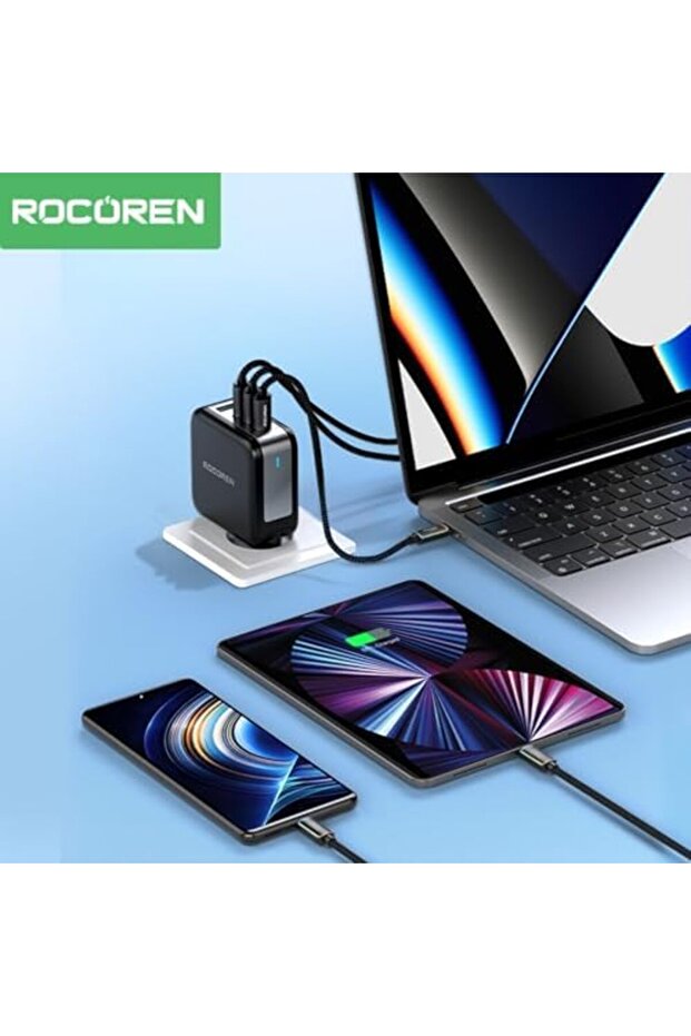 23LWQ1QWL 100W Type-C to Type-C RGB Aydınlatmalı Örgülü Şarj ve Data Kablosu 2 Metre LLAKS297D - 3