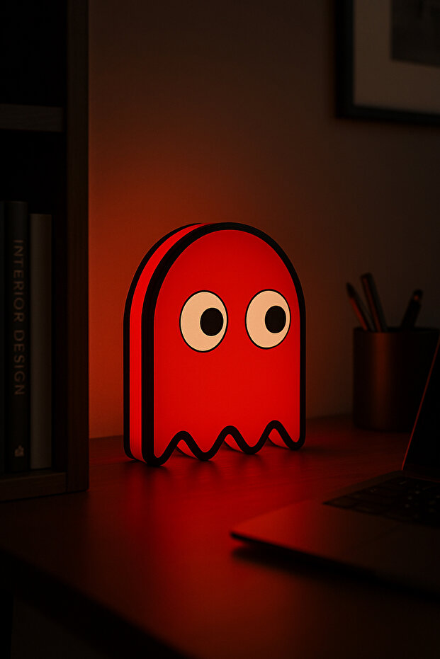 Pac-Man Arcade Red Designed Night Light Decorative Lighting
