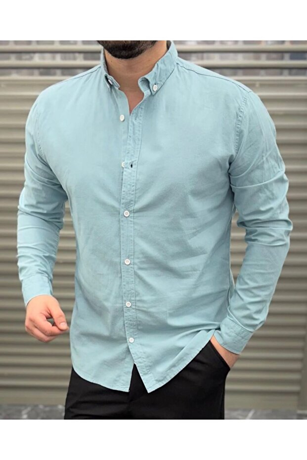 erkek keten gömlek - 1