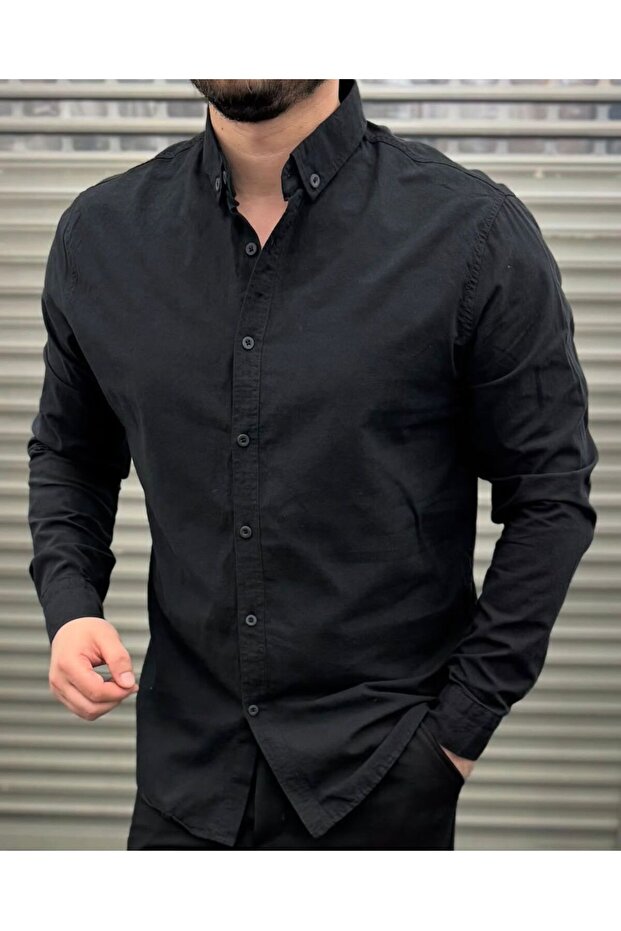 erkek keten gömlek - 1