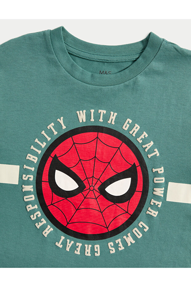 Saf Pamuklu Spider-Man™ Pijama Takımı (1–8 Yaş) - 4