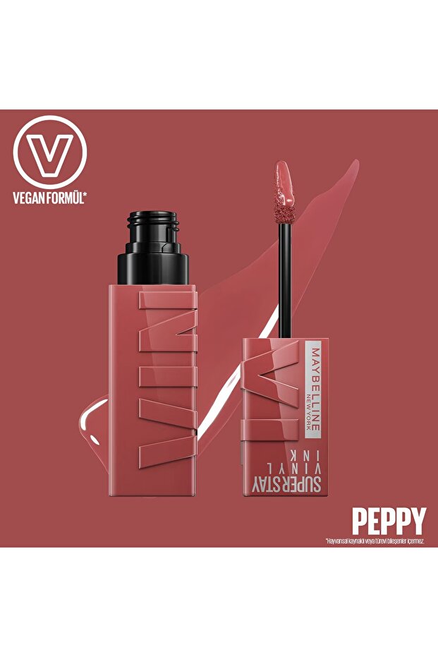 Super Stay Vinyl Ink Liquid Glossy Lipstick 115 Peppy