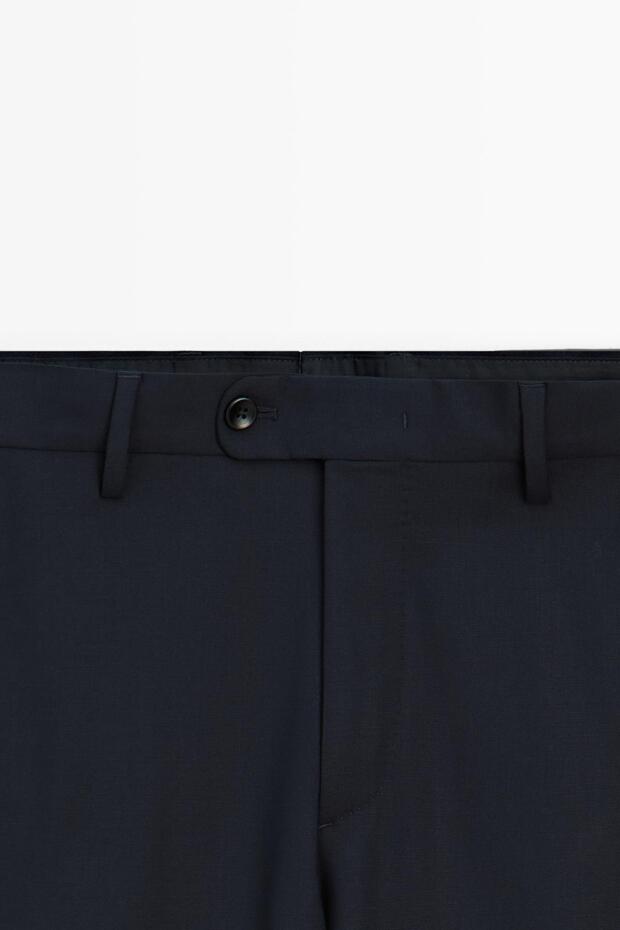 Wool blend suit trousers - 6