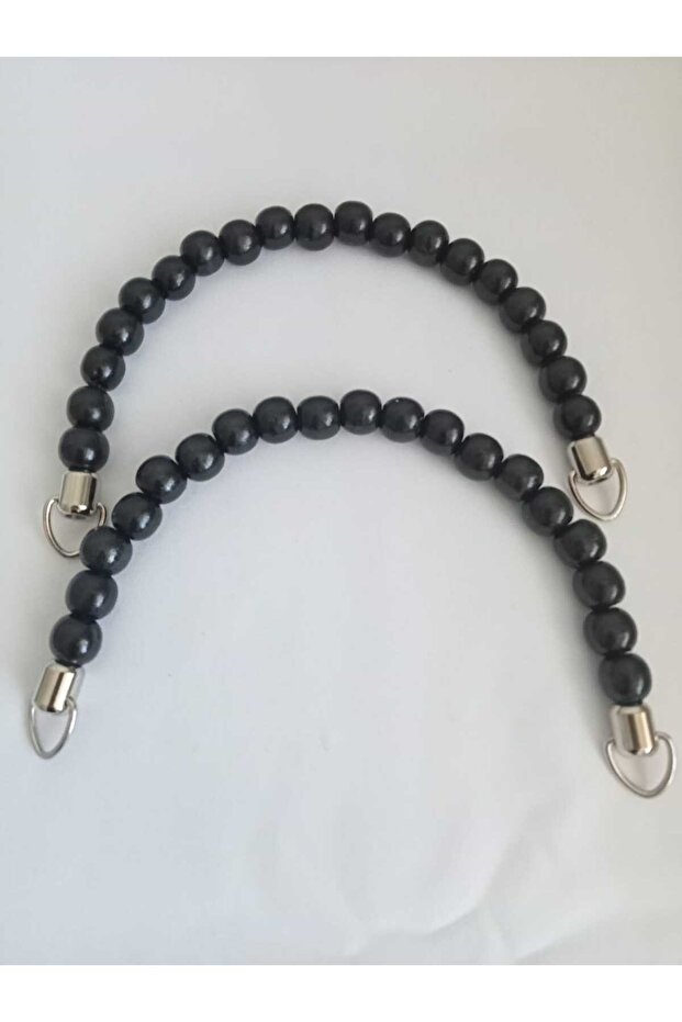 18 cm Iron Bag Handles with Metal Rings Sapi, Bag Accessory - Double