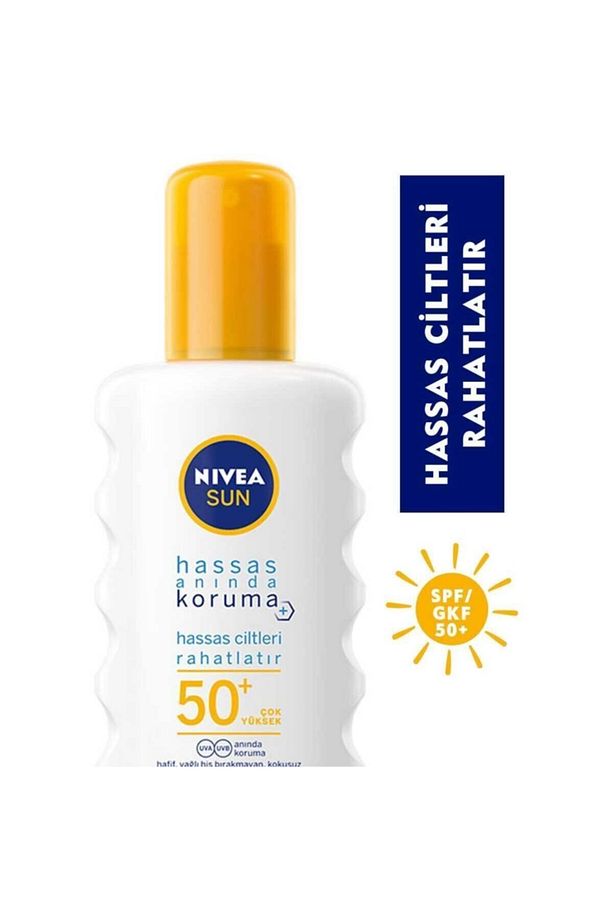 Hassas Ciltler Için Koruyucu Güneş Spreyi Spf 50 200 ml. - 1