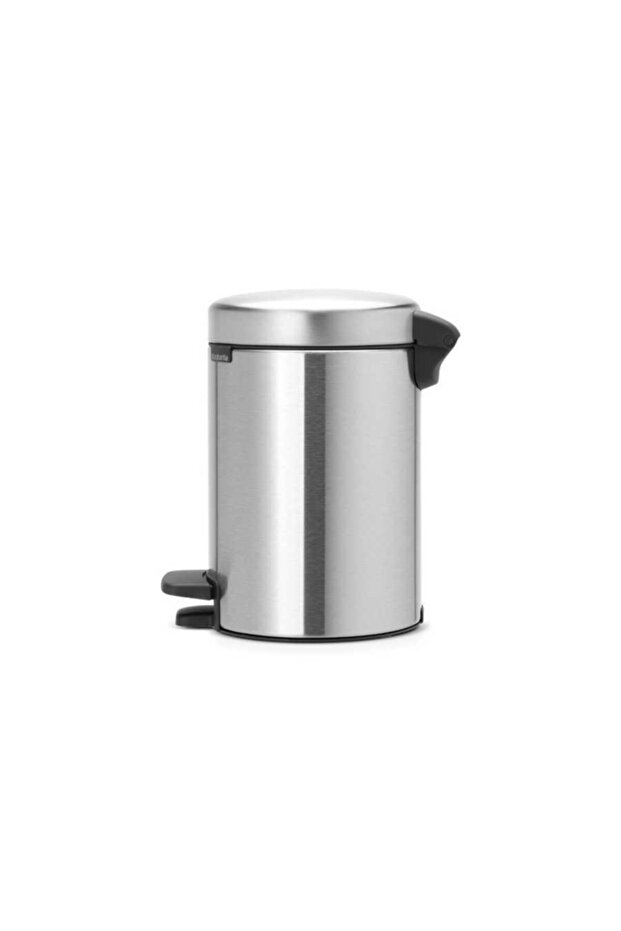 Newıcon Matt Steel Pedal Trash Can 3L