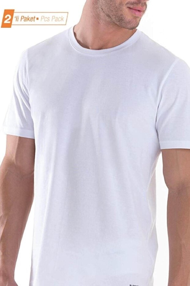 100% Cotton Economic Pack of 2 Men's T-shirt Undershirt