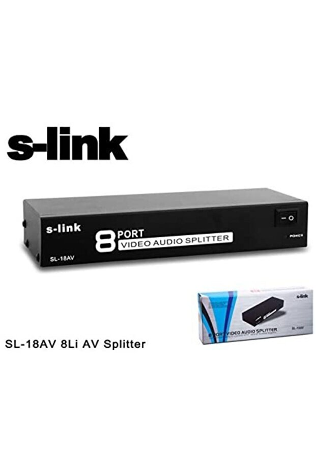 Sl-18av 8li Av Splitter - 2