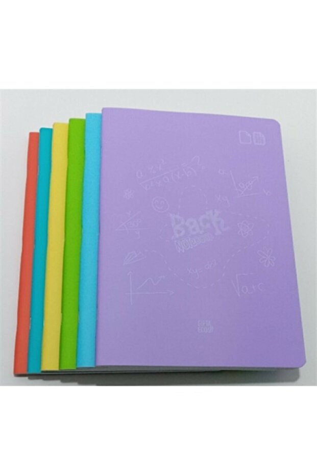 دفتر ملاحظات Eco Back A4 80yp Square Pp Kpk مجموعة من 6 قطع Des2020