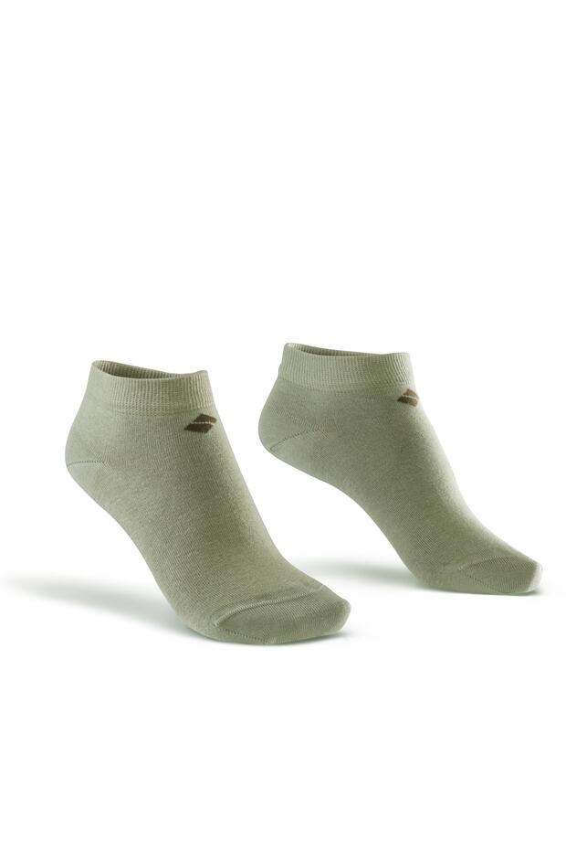 Odor-Free Booties Women's Lime Silver Socks