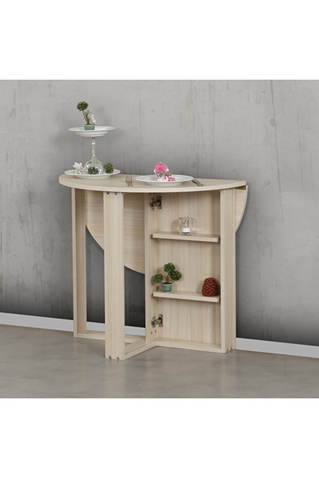 Middle Açılır Masa Meşe - 3