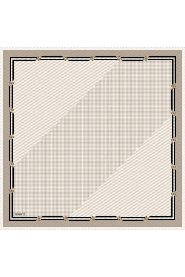 ARMİNE İPEK EŞARP 8616D (TWİLL) (NOSTALJİ) - 5