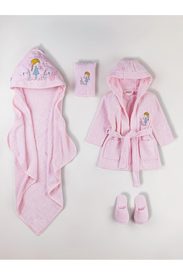baby bathrobe set - 1