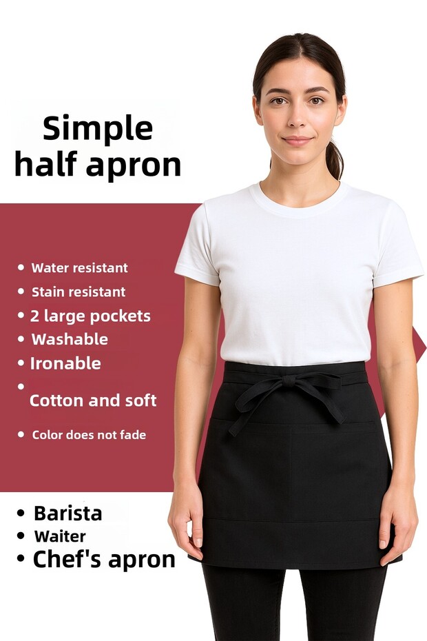 Barista Half Apron Half Apron Cafe Apron Waiter Apron Barista Apron