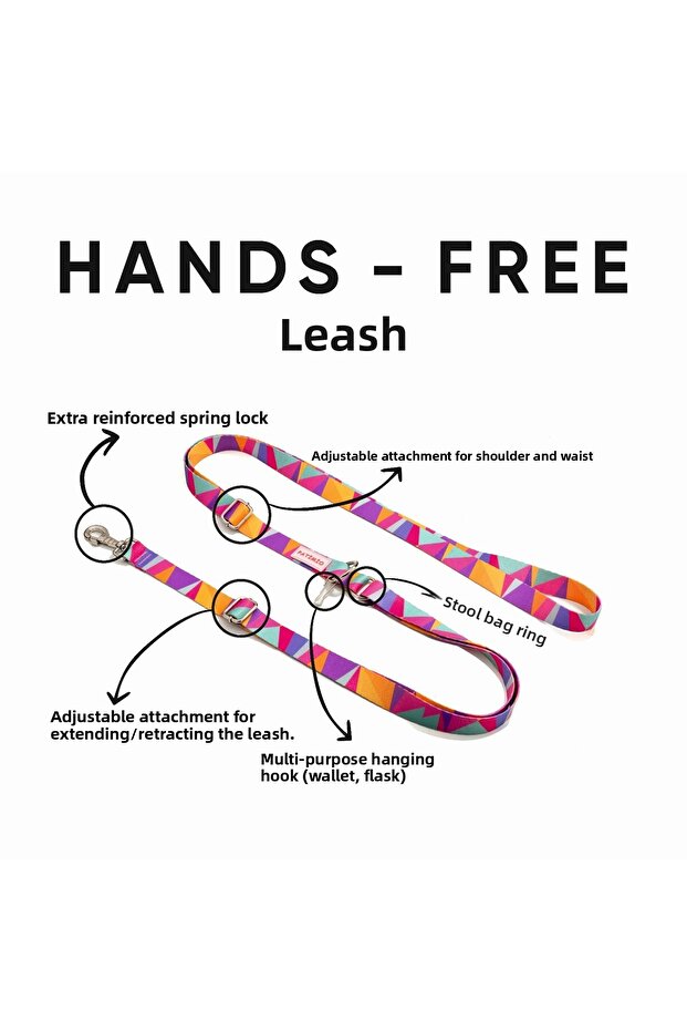 Spirits Hands-Free Walking Strap Leash