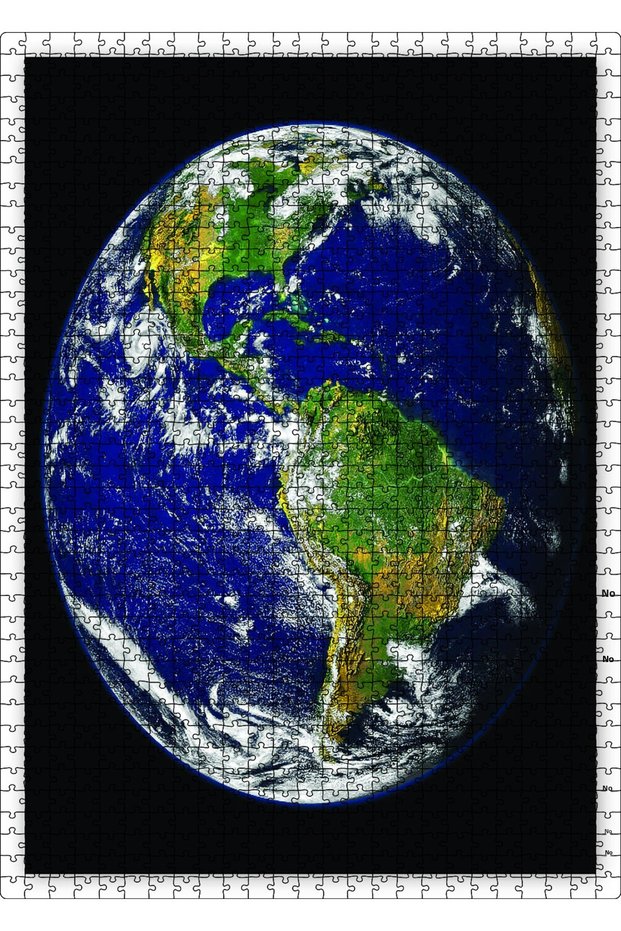 Cakasepetim Our World 1000 Piece Puzzle Jigsaw Mdf (Wood)