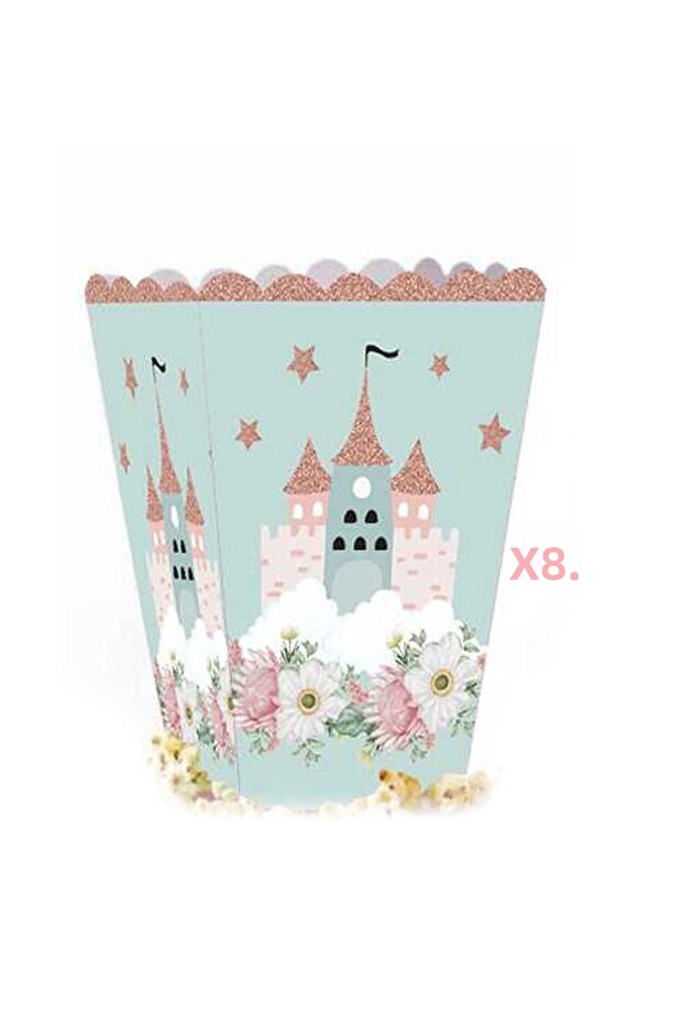 Κουτί καλαμποκιού με θέμα το Mint Castle 8 τεμαχίων - 2