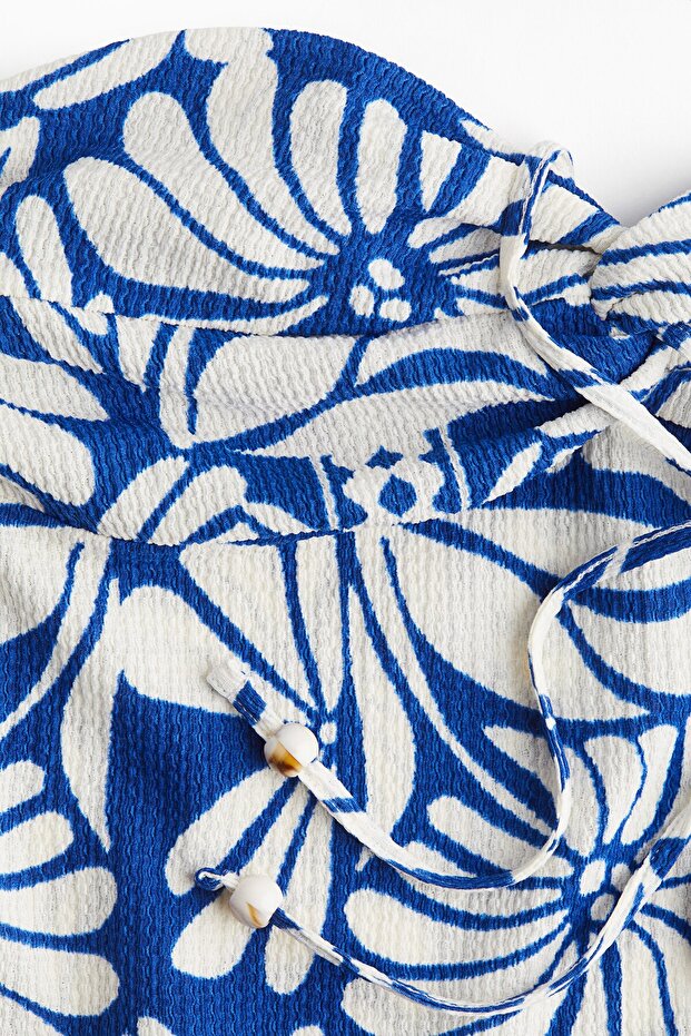 Halter Yaka Kısa Üst - 5