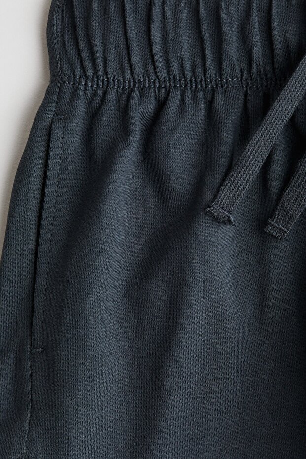 Pamuklu Jarse Şort - 2